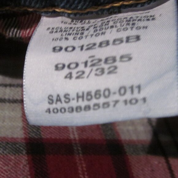 Cabela's Flannel Lined Men Jeans  42x32 - Picture 4 of 9